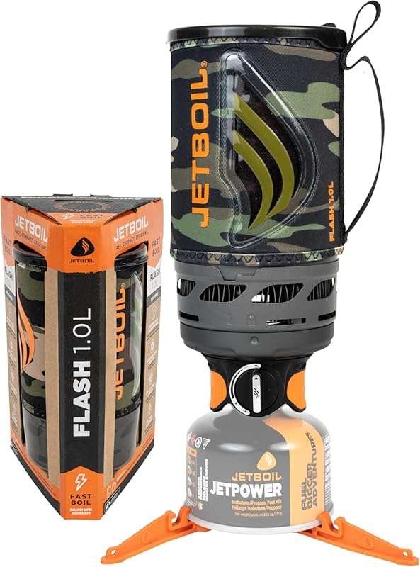 Jetboil Flash Fast Boil Camping Backpacking Stove: Portable Propane Is