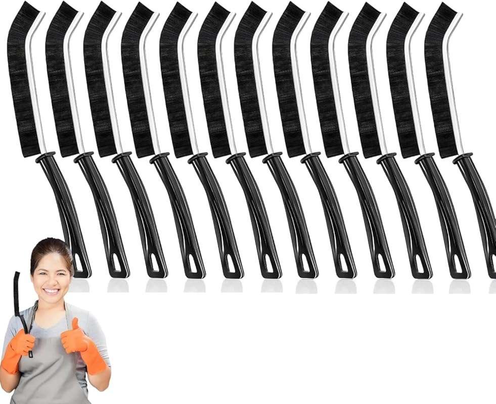 Crevice Cleaning Brush, 12pcs Multifunctional Tool for Bathroom, Kitch