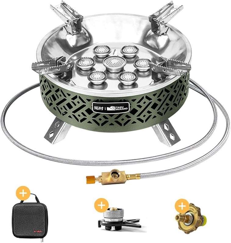 Lightweight Collapsible Backpacking Camping Stove for Outdoor Cooking,