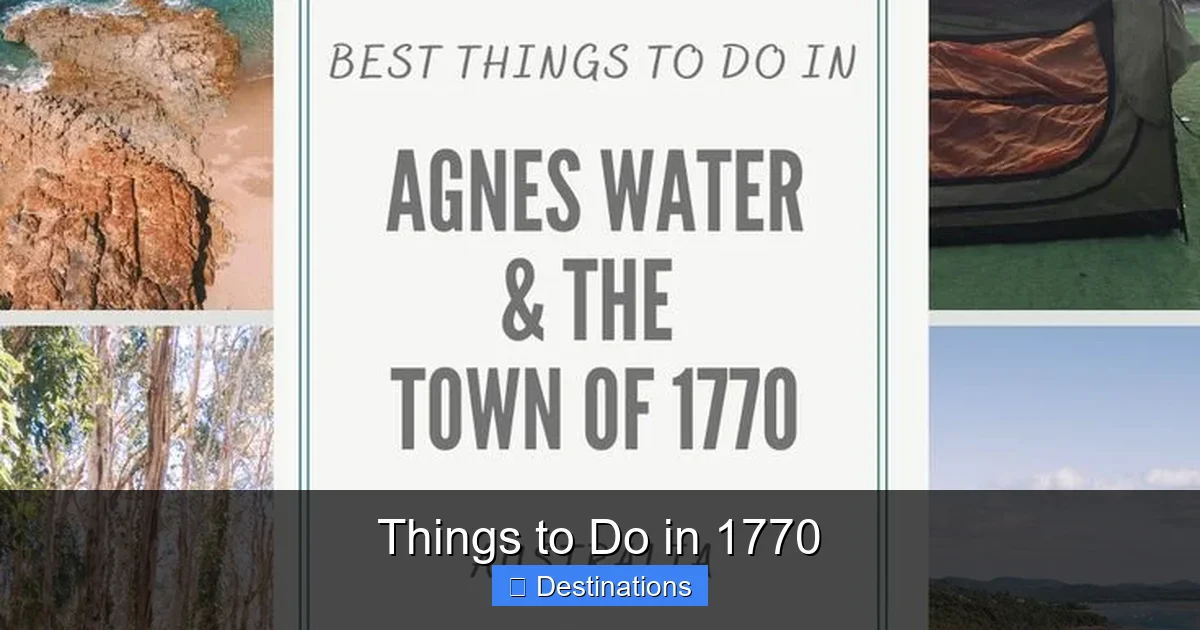 Things to Do in 1770