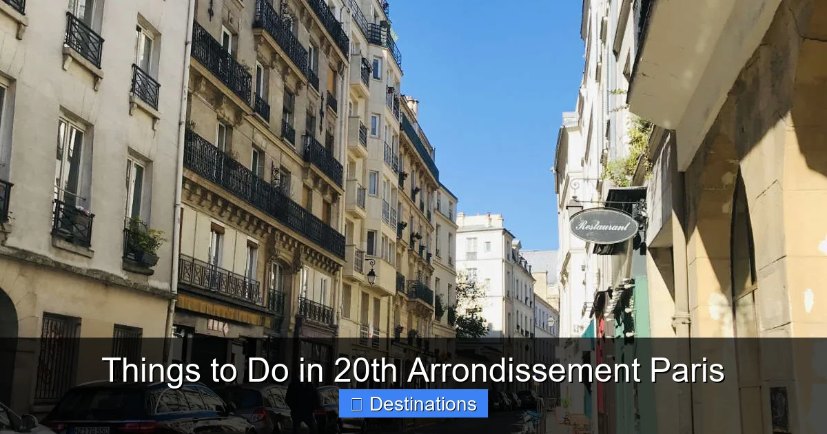 Things to Do in 20th Arrondissement Paris