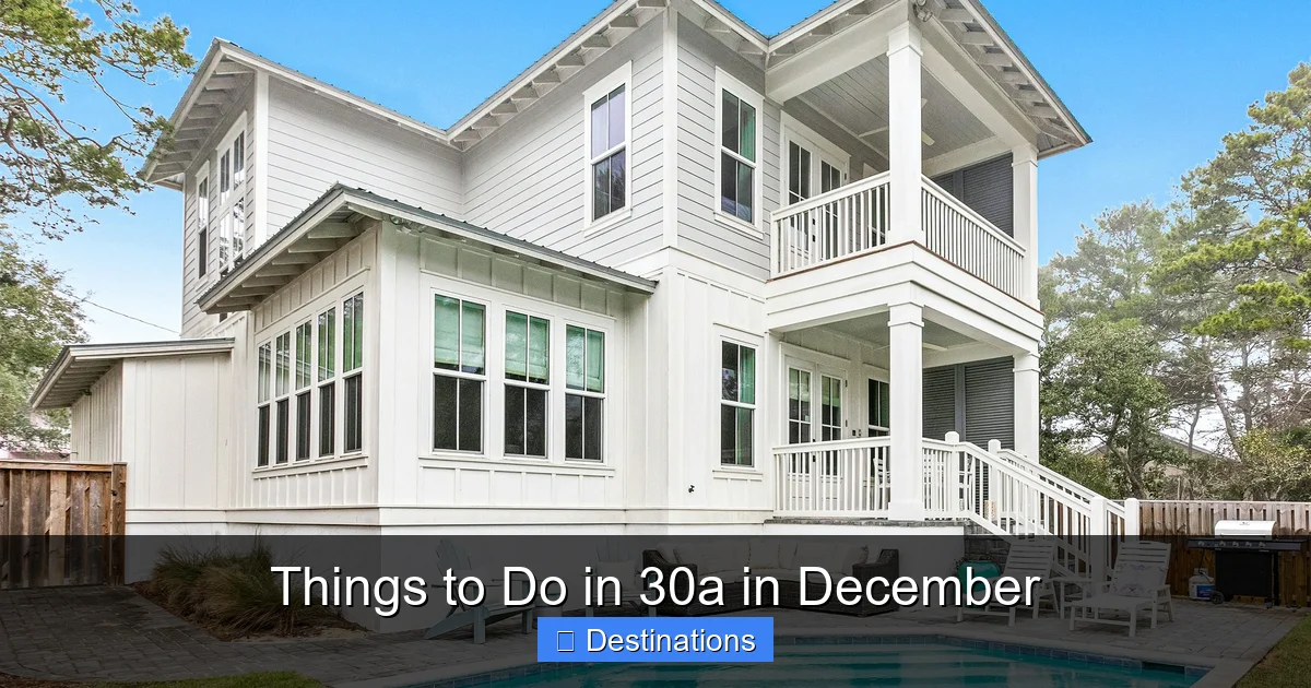 Things to Do in 30a in December