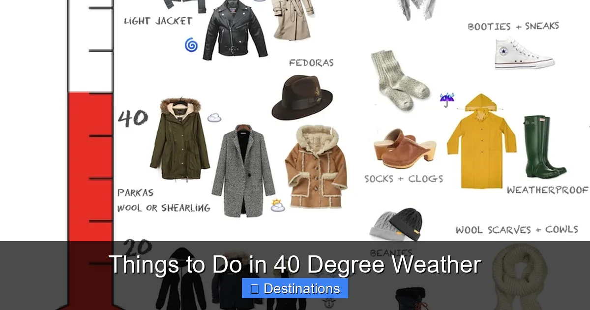 Things to Do in 40 Degree Weather
