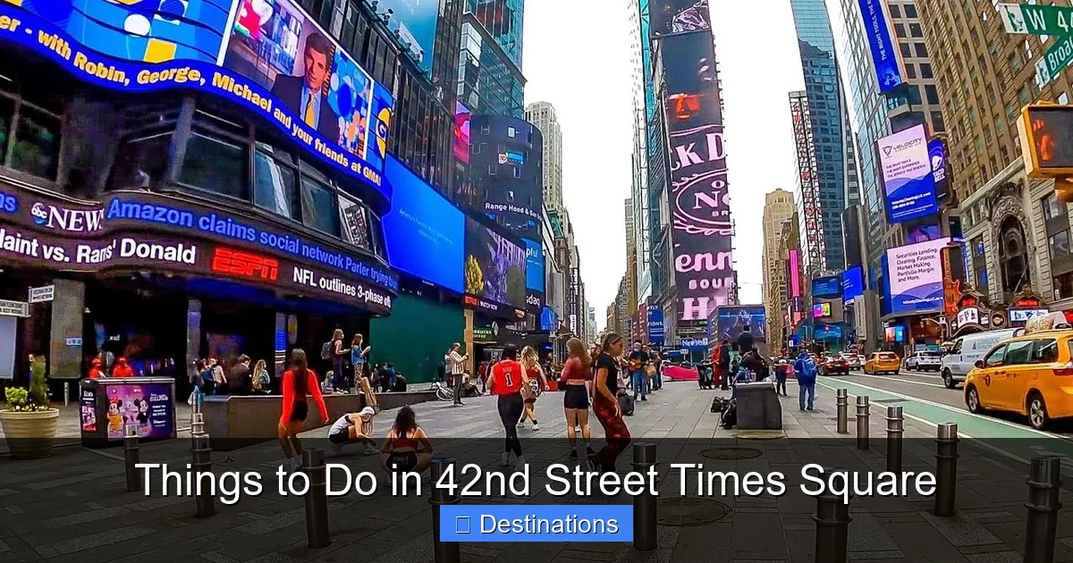 Things to Do in 42nd Street Times Square