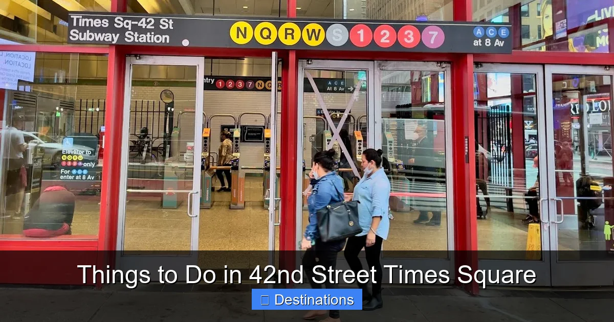 Things to Do in 42nd Street Times Square