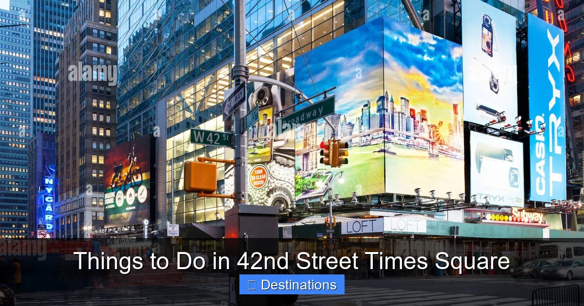Things to Do in 42nd Street Times Square