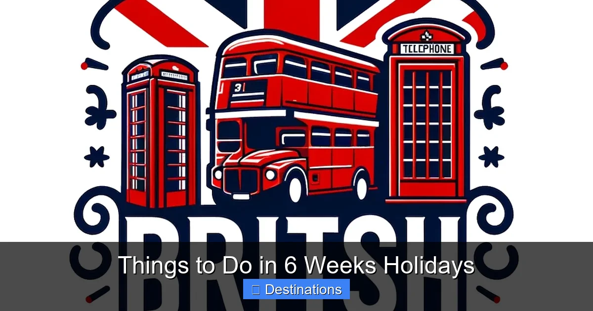 Things to Do in 6 Weeks Holidays