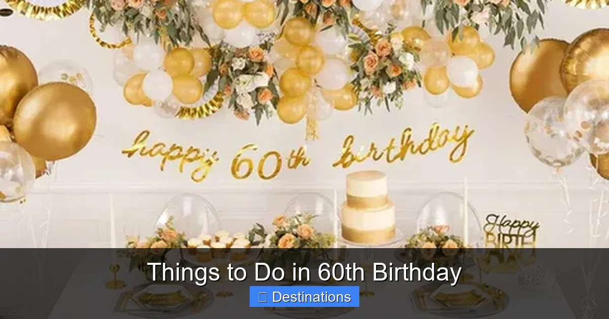 Things to Do in 60th Birthday