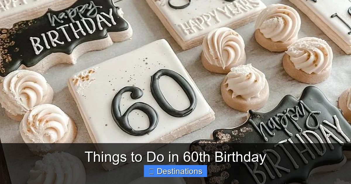 Things to Do in 60th Birthday