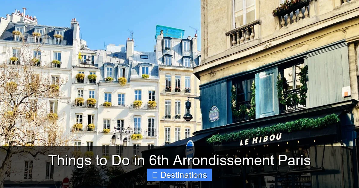 Things to Do in 6th Arrondissement Paris