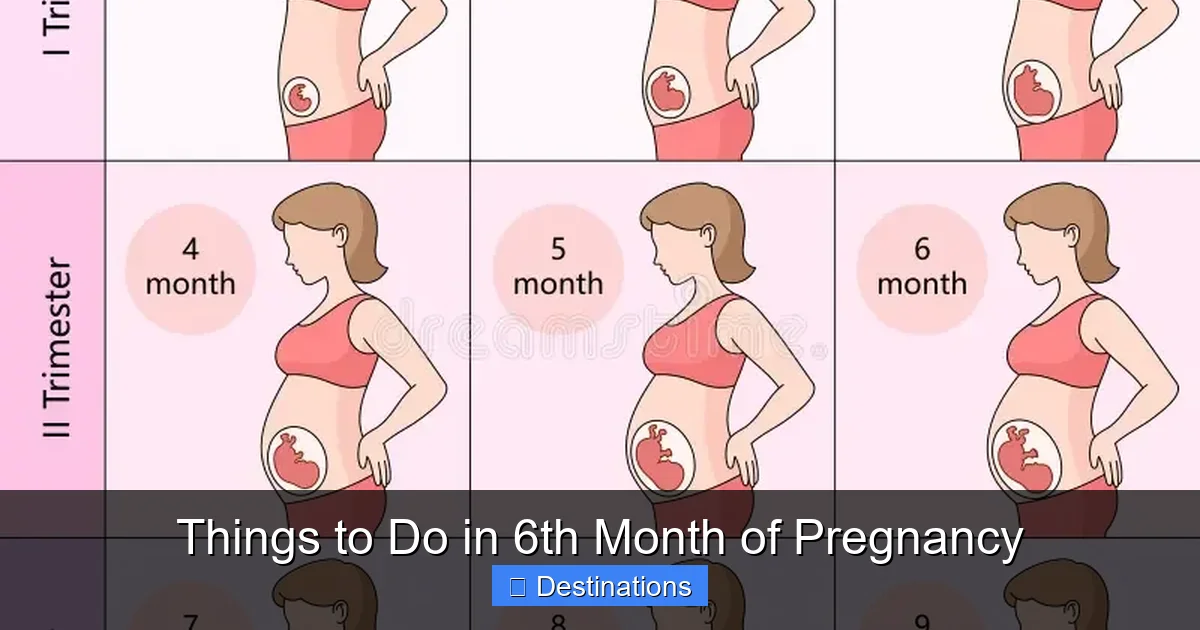 Things to Do in 6th Month of Pregnancy