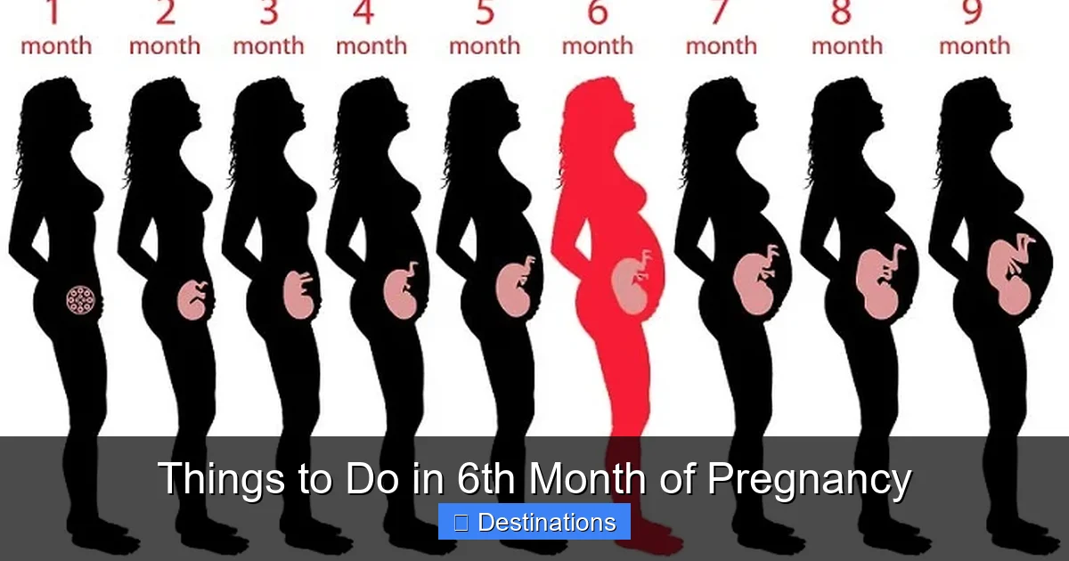 Things to Do in 6th Month of Pregnancy