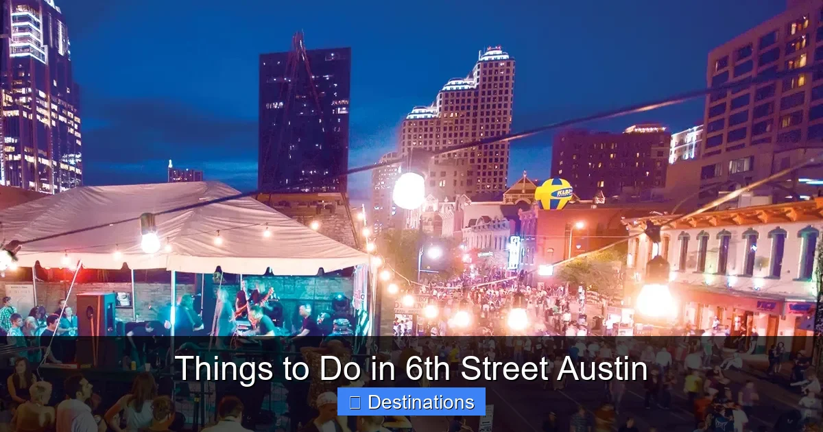 Things to Do in 6th Street Austin