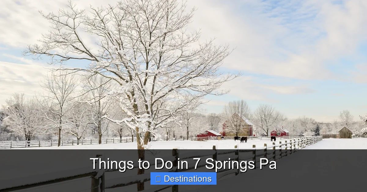 Things to Do in 7 Springs Pa