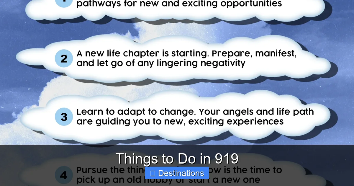 Things to Do in 919