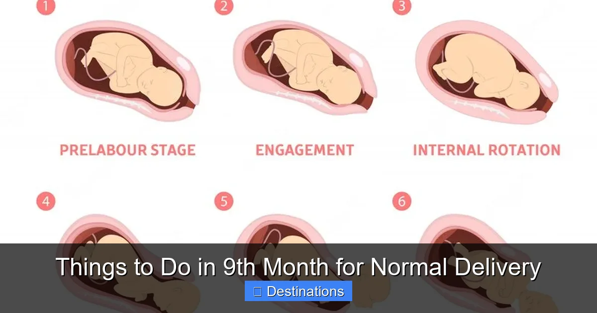Things to Do in 9th Month for Normal Delivery