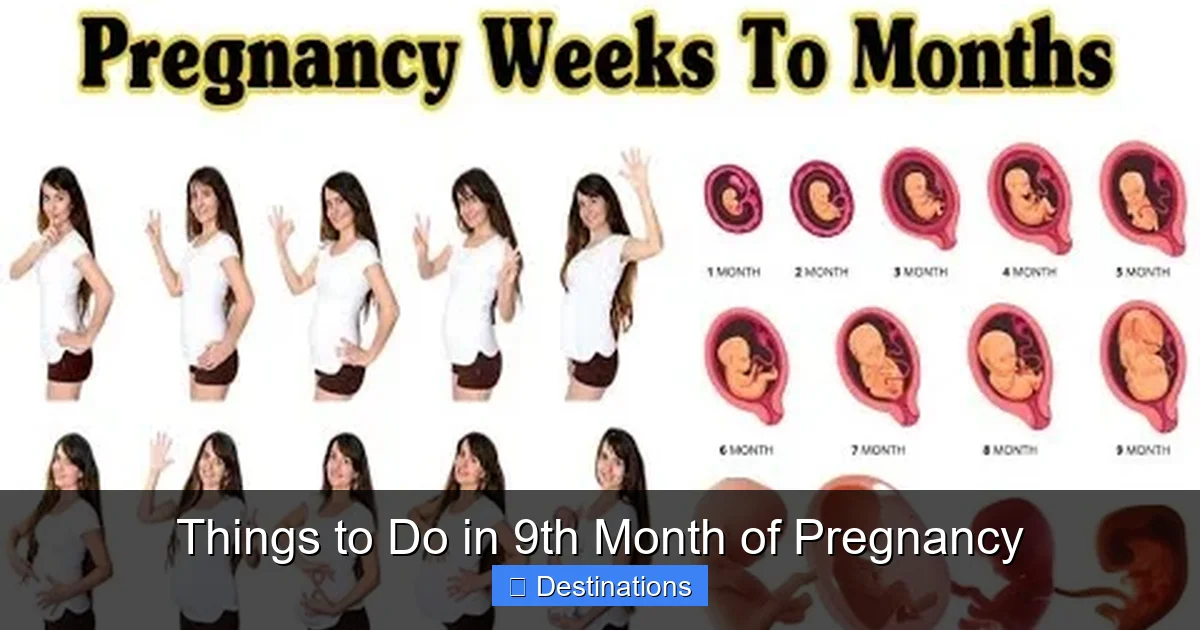 Things to Do in 9th Month of Pregnancy