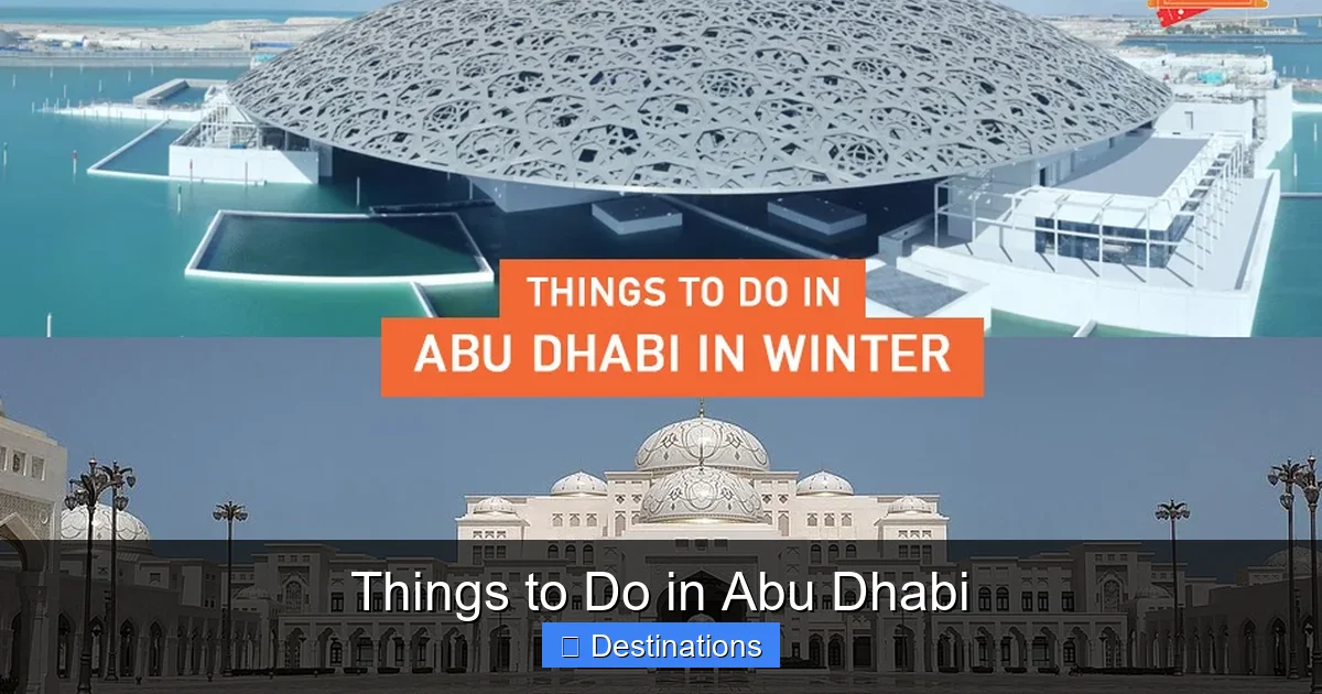 Things to Do in Abu Dhabi