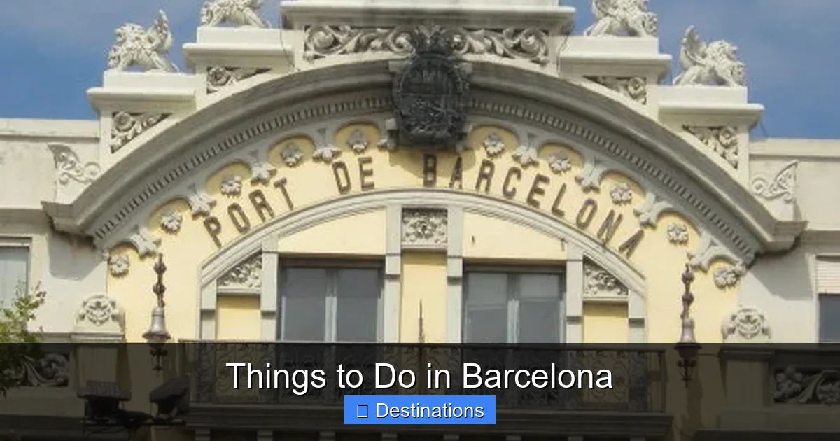 Things to Do in Barcelona