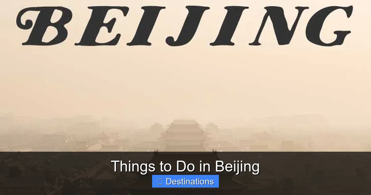 Things to Do in Beijing