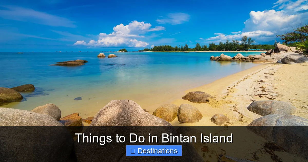 Things to Do in Bintan Island