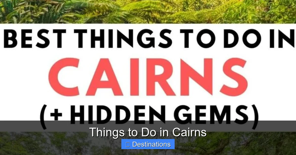 Things to Do in Cairns