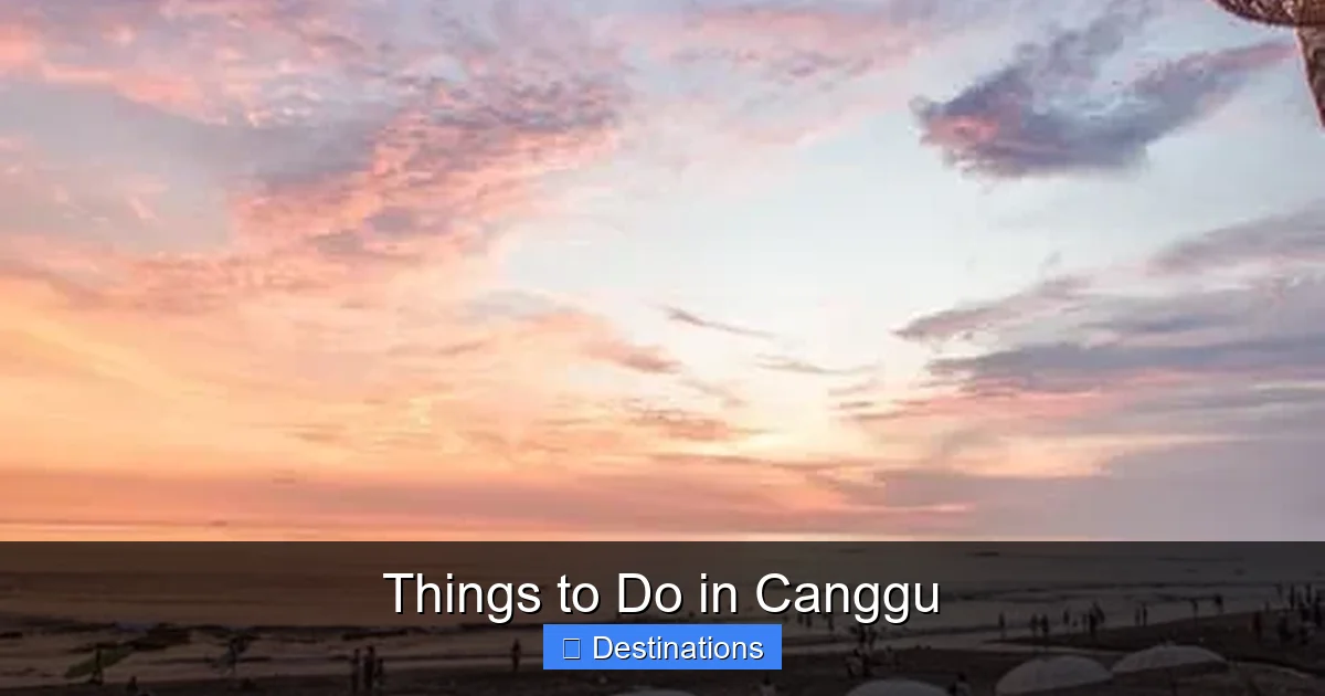 Things to Do in Canggu