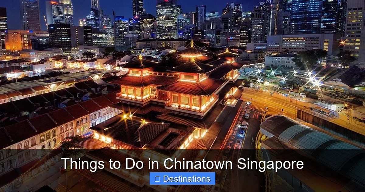 Things to Do in Chinatown Singapore