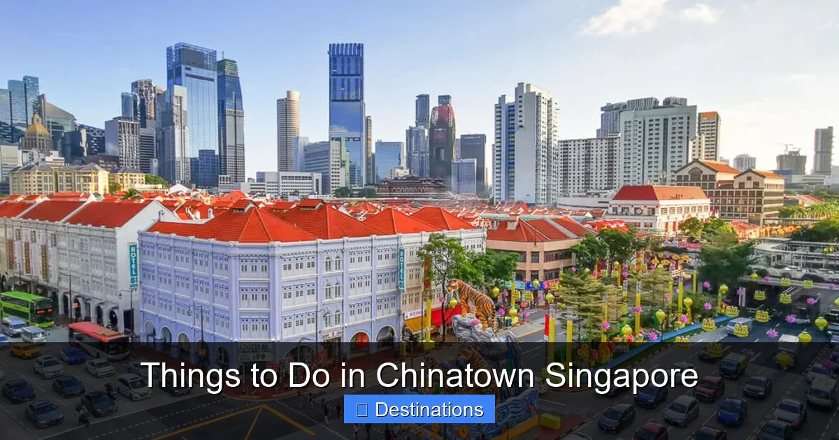 Things to Do in Chinatown Singapore