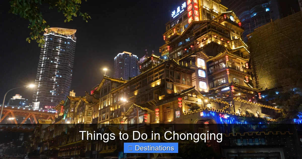 Things to Do in Chongqing