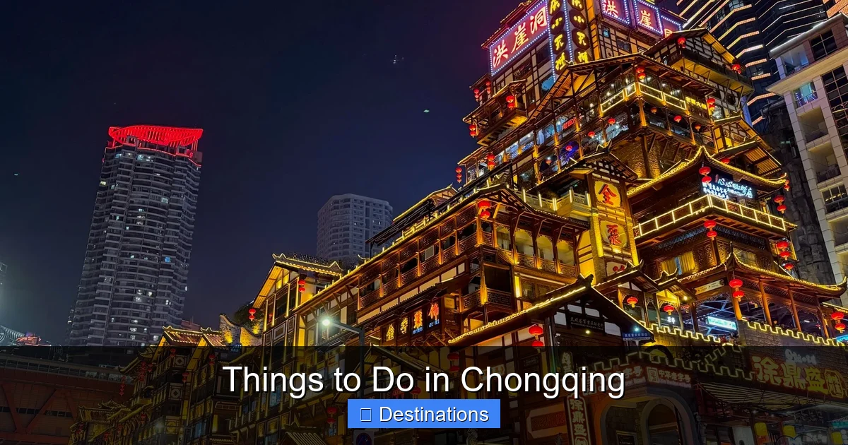 Things to Do in Chongqing