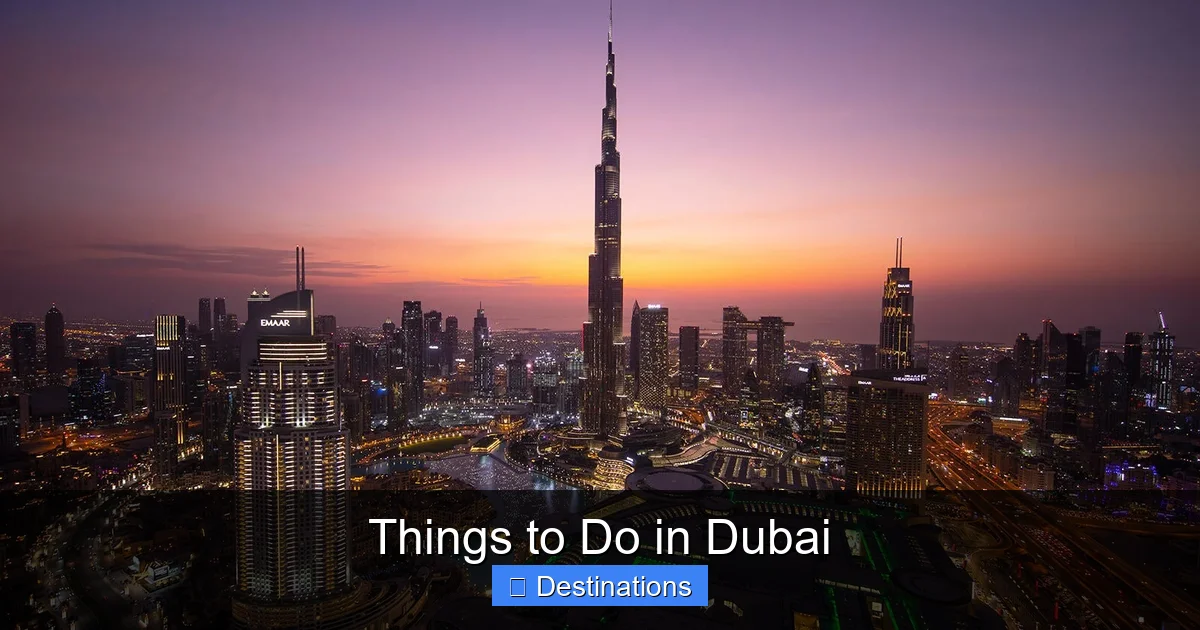 Things to Do in Dubai