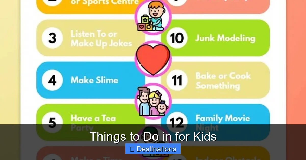 Things to Do in for Kids