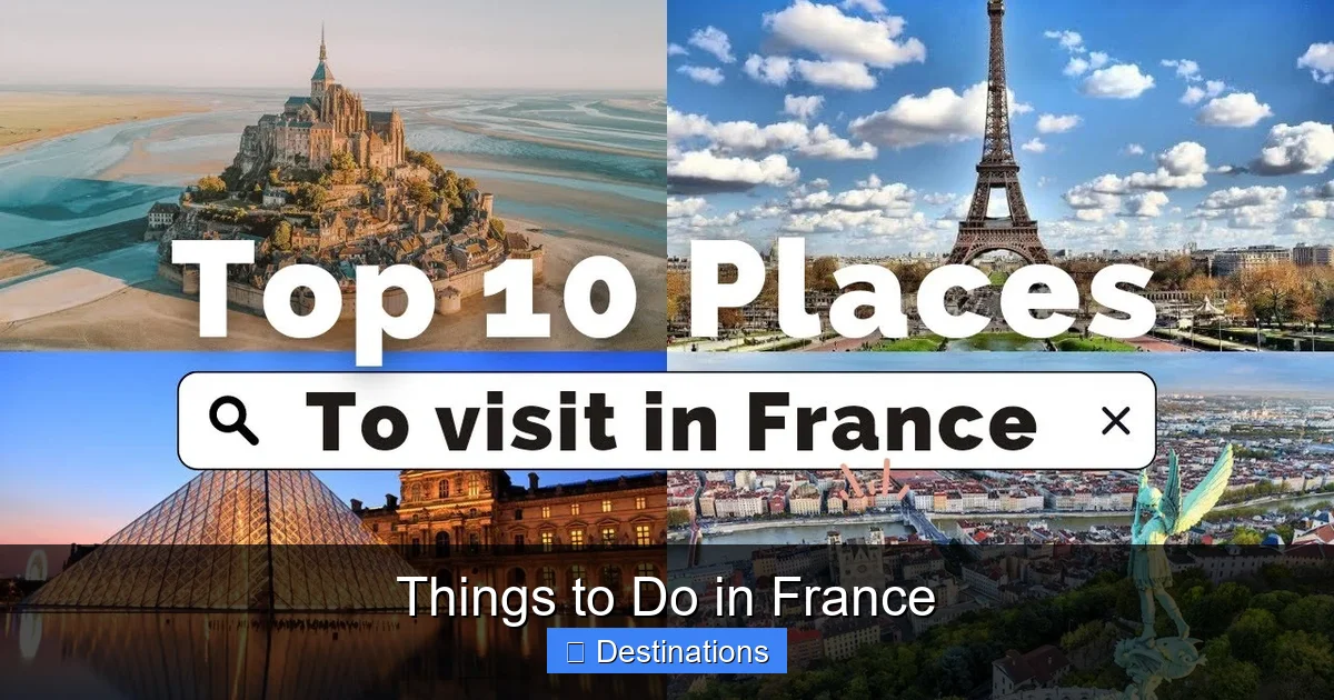 Things to Do in France