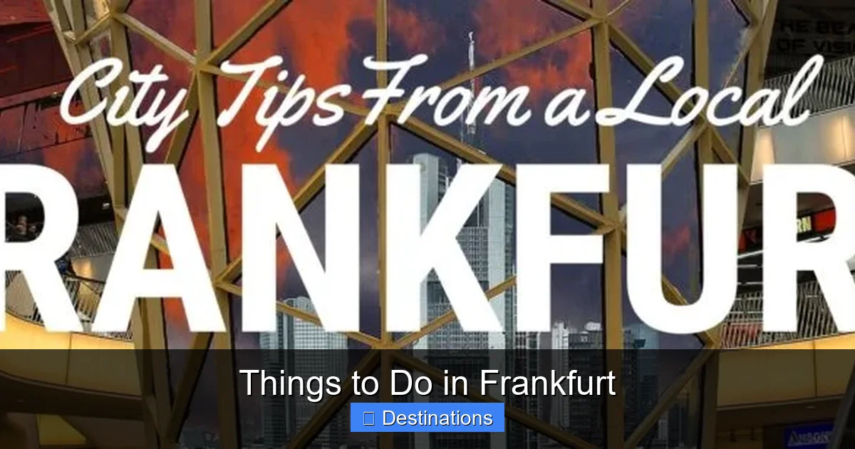 Things to Do in Frankfurt