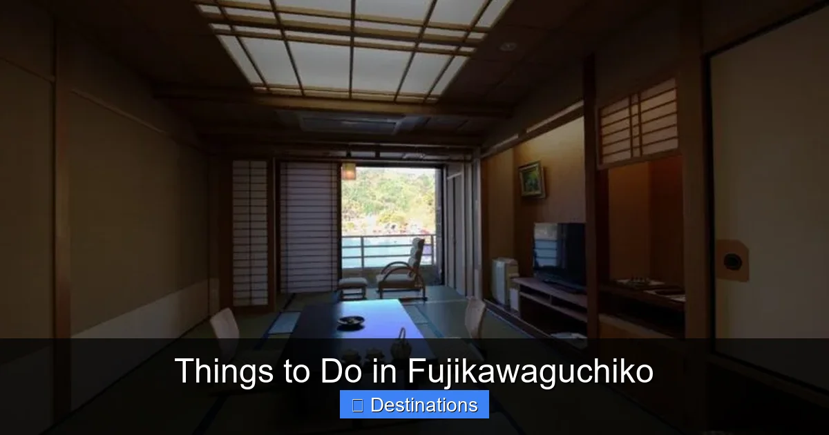 Things to Do in Fujikawaguchiko