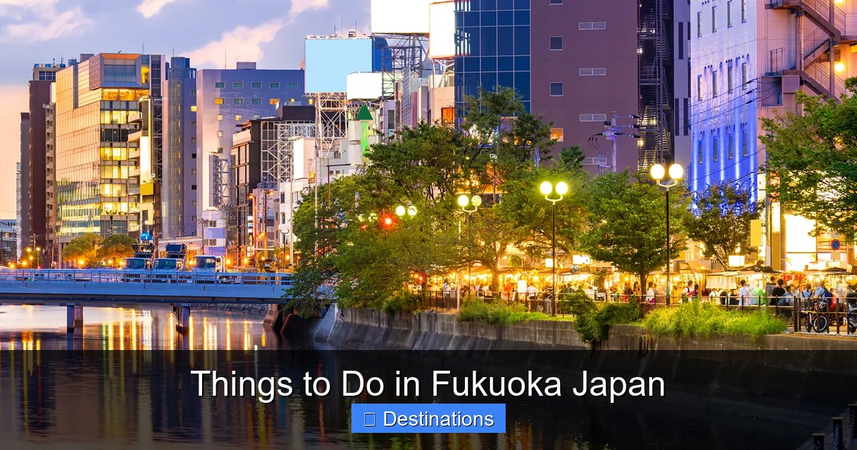 Things to Do in Fukuoka Japan