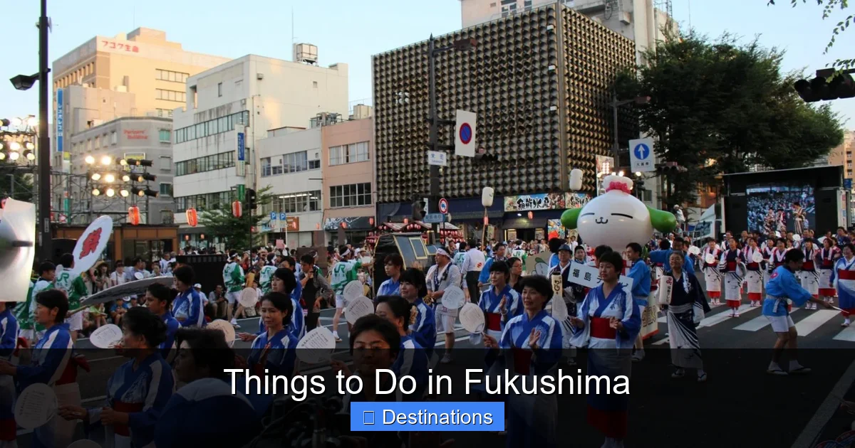 Things to Do in Fukushima