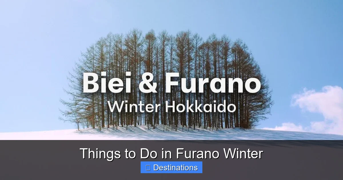 Things to Do in Furano Winter