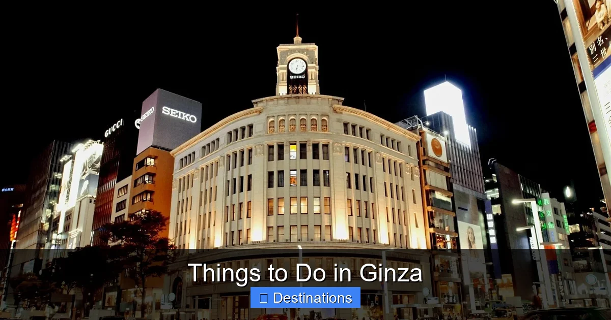 Things to Do in Ginza