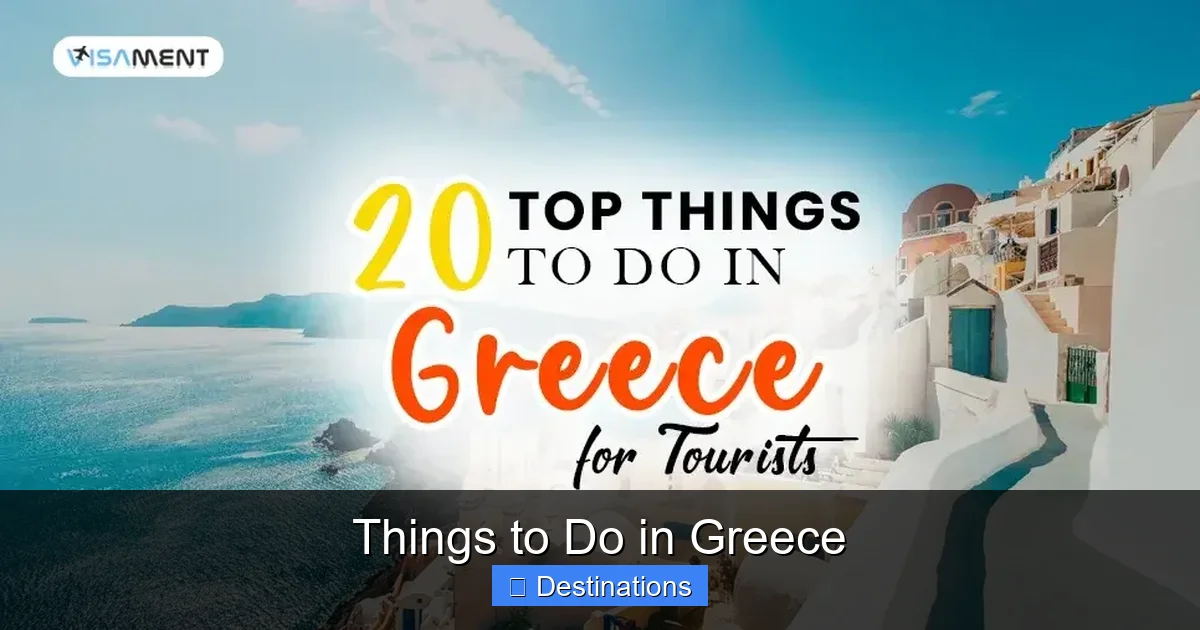 Things to Do in Greece