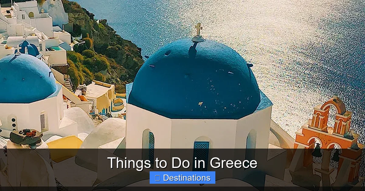 Things to Do in Greece