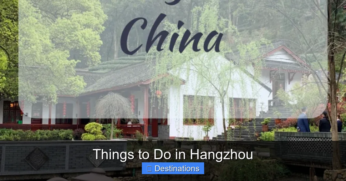 Things to Do in Hangzhou