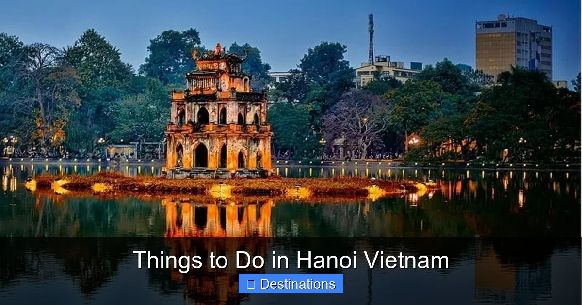 Things to Do in Hanoi Vietnam