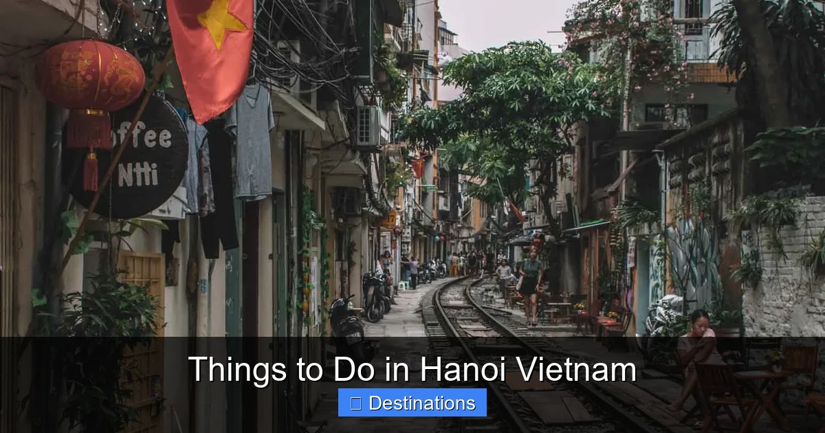 Things to Do in Hanoi Vietnam