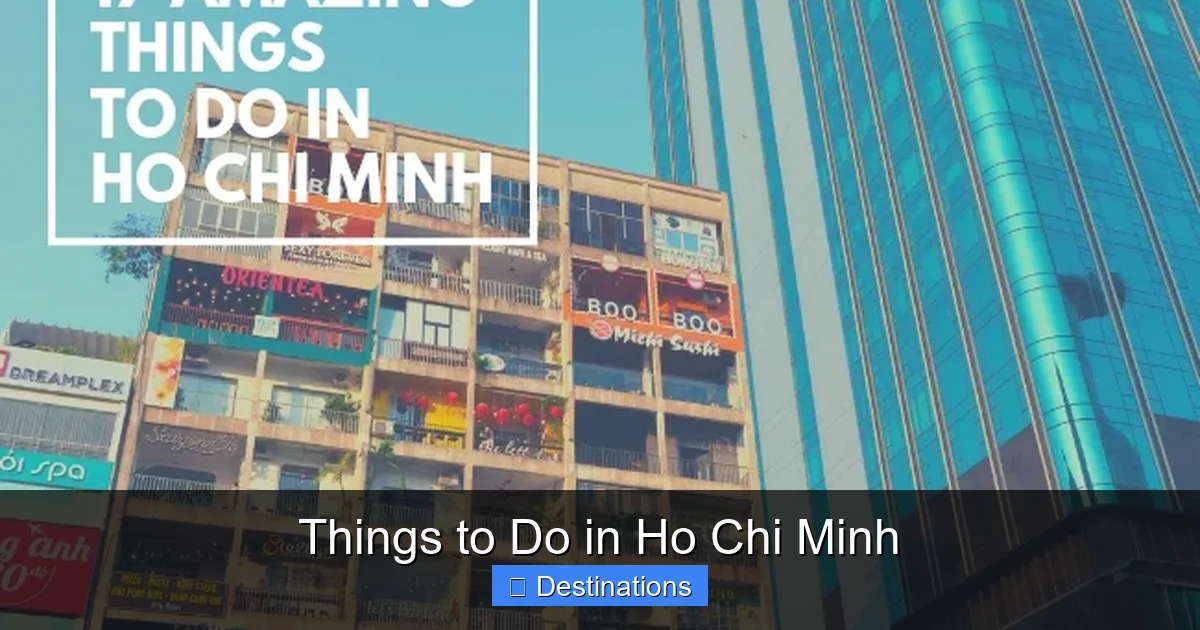 Things to Do in Ho Chi Minh