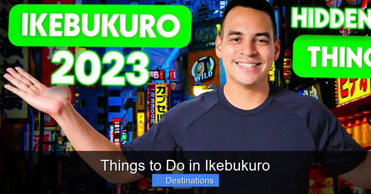 Things to Do in Ikebukuro