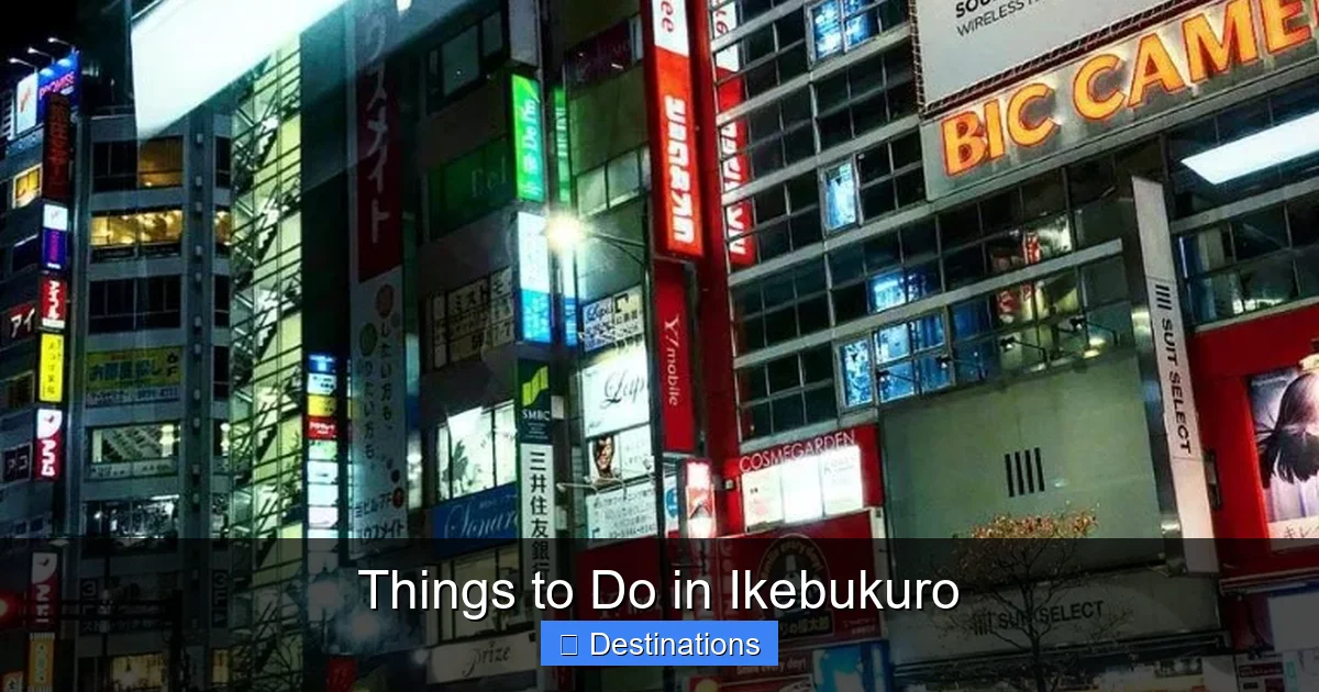 Things to Do in Ikebukuro