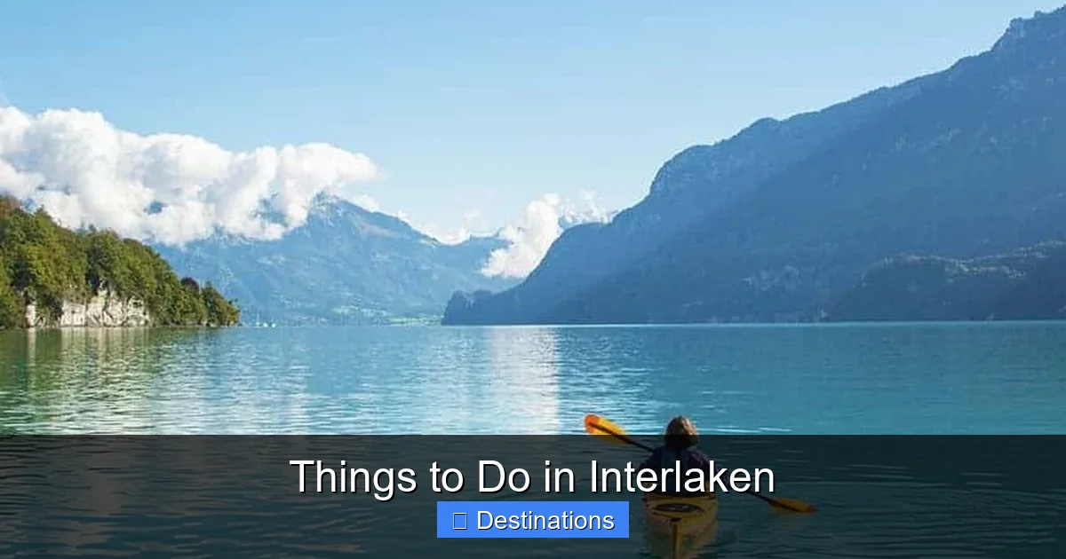 Things to Do in Interlaken