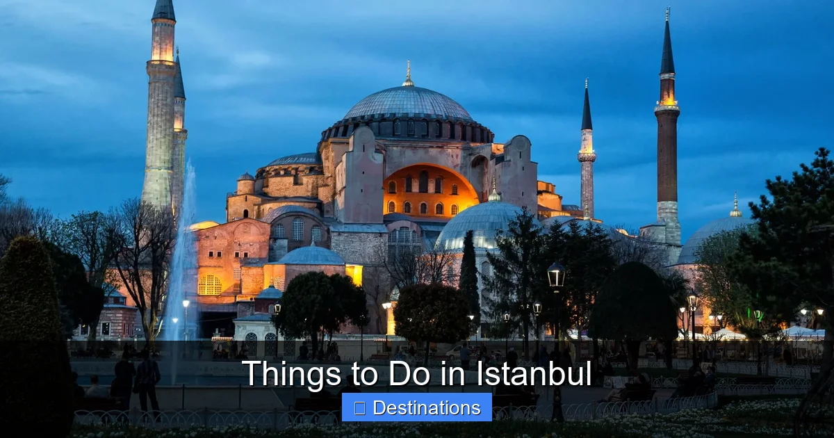 Things to Do in Istanbul